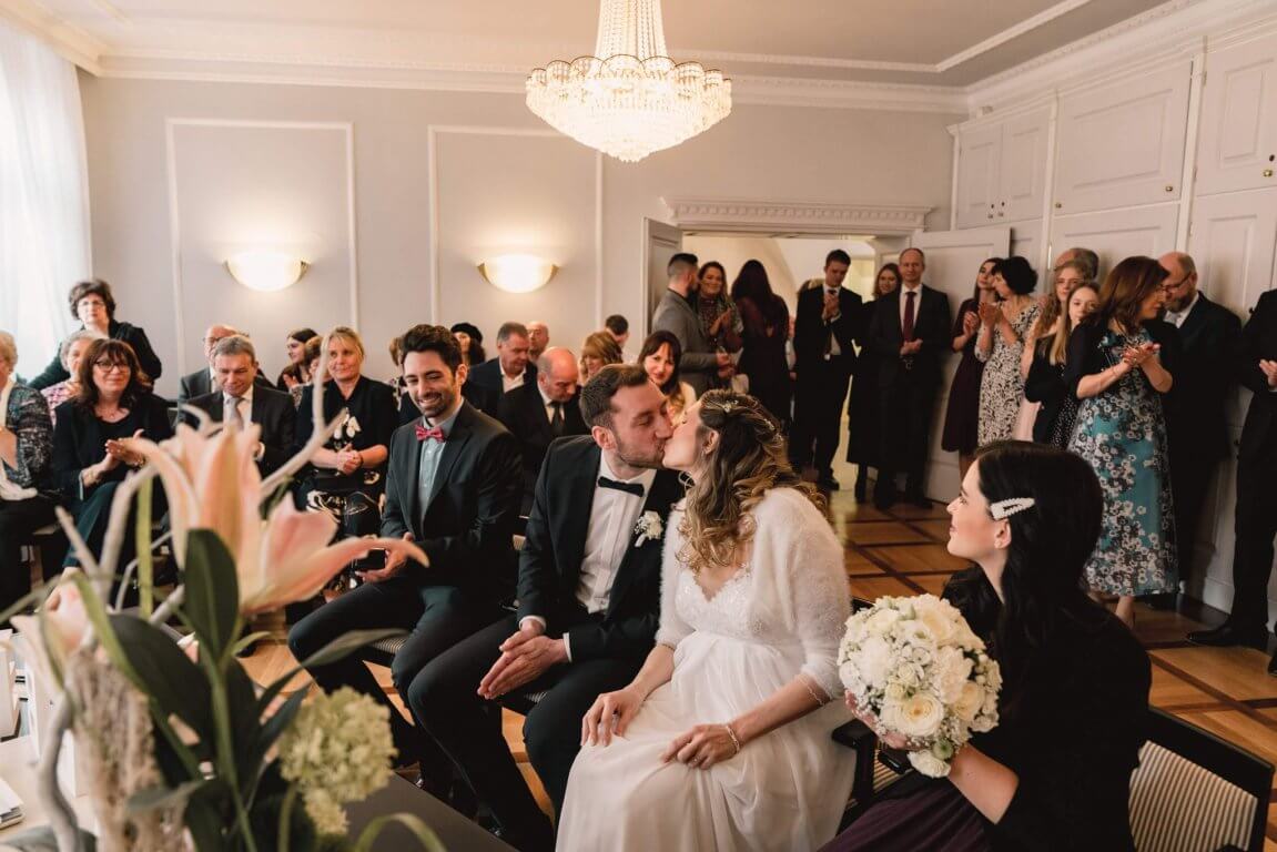 Winterhochzeit Frankfurt – Standesamt Hochzeit mal winterlich.